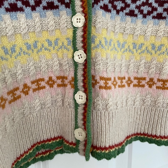 Dôen NWT Alba Cardigan XS Cream Monte Rosa - Picture 5 of 6